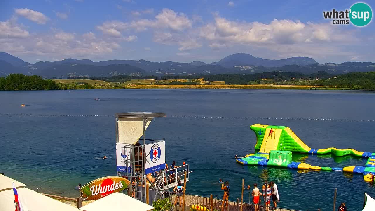 Webcam Lago di Velenje – Spiaggia di Velenje in diretta