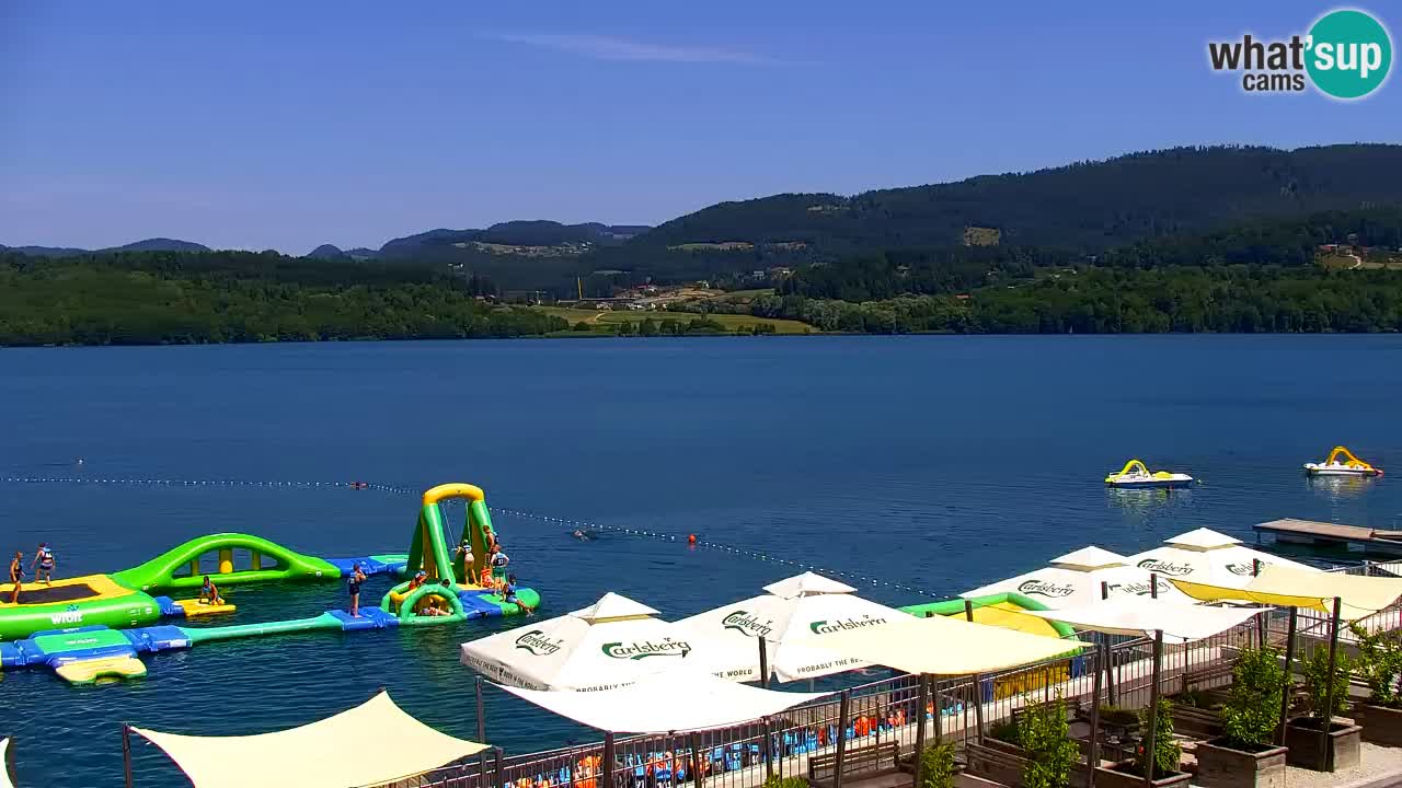 Webcam lac de Velenje – Vue en direct depuis Velenje Beach