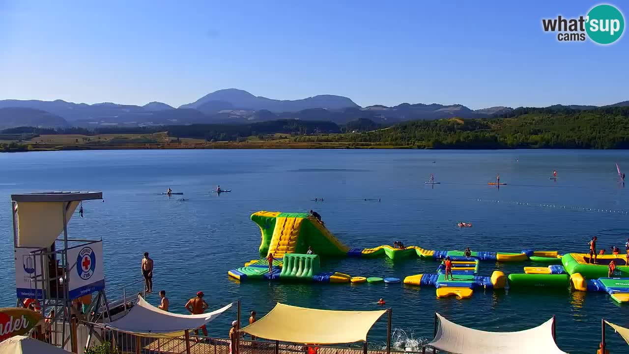Webcam Lago di Velenje – Spiaggia di Velenje in diretta