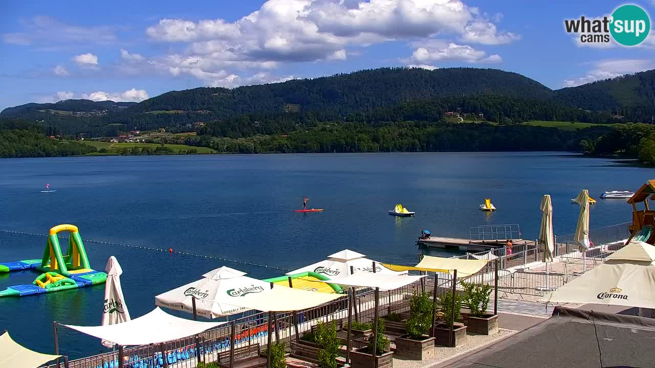 Webcam lac de Velenje – Vue en direct depuis Velenje Beach