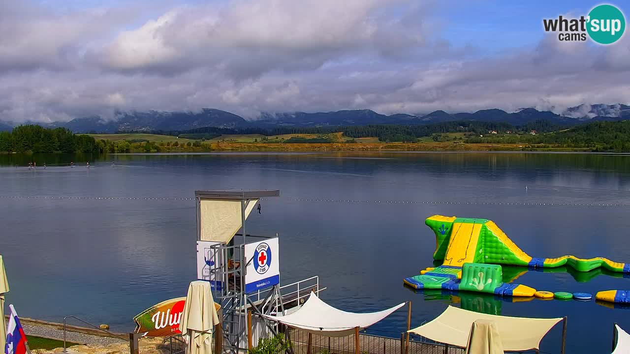 Webcam lac de Velenje – Vue en direct depuis Velenje Beach