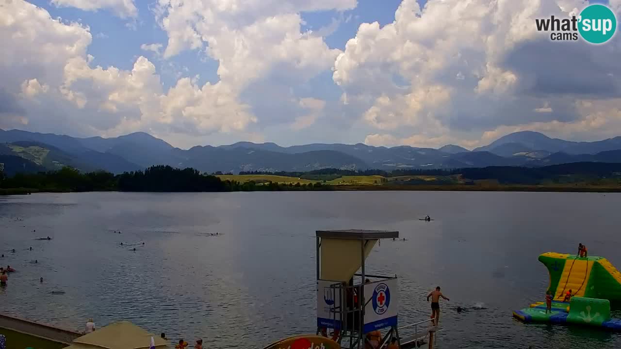 Web kamera Velenjsko jezero – Plaža Velenje uživo