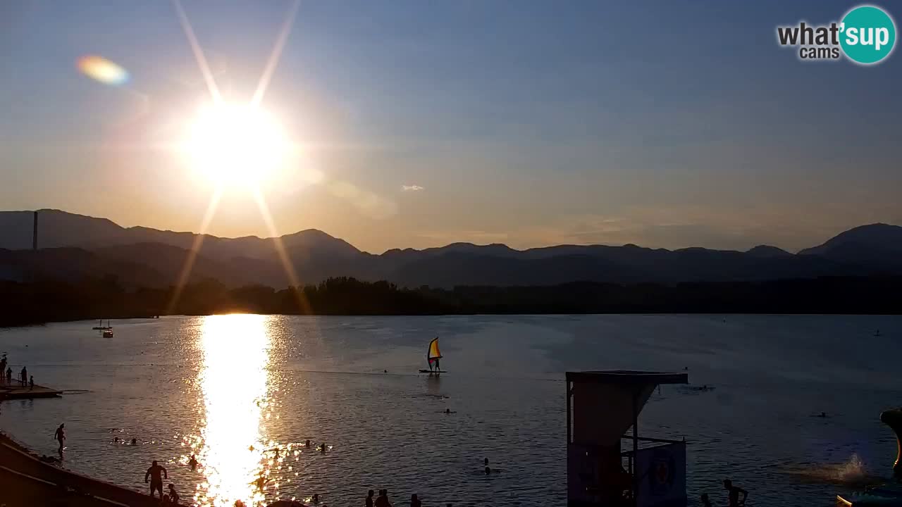 Webcam lac de Velenje – Vue en direct depuis Velenje Beach