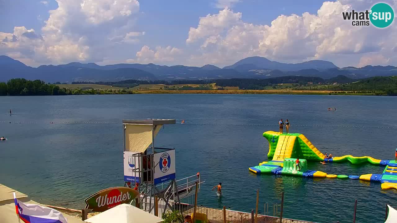 Webcam Lago di Velenje – Spiaggia di Velenje in diretta