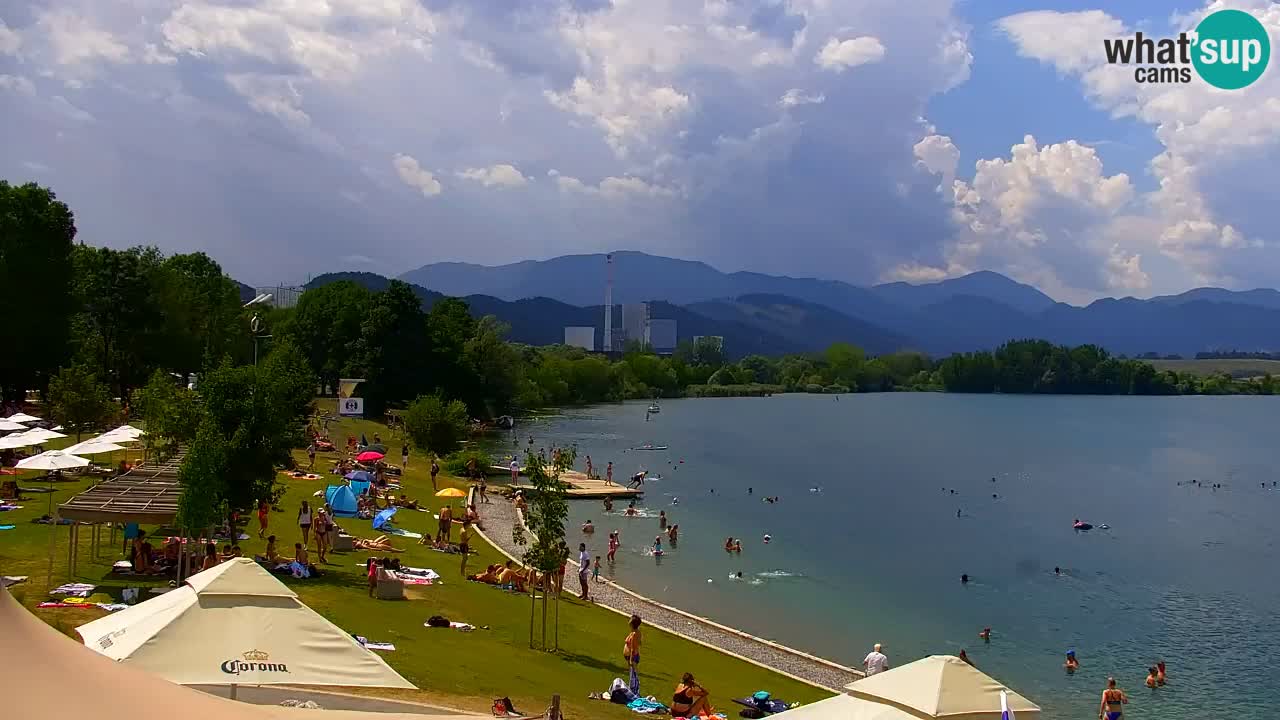 Webcam Lago di Velenje – Spiaggia di Velenje in diretta