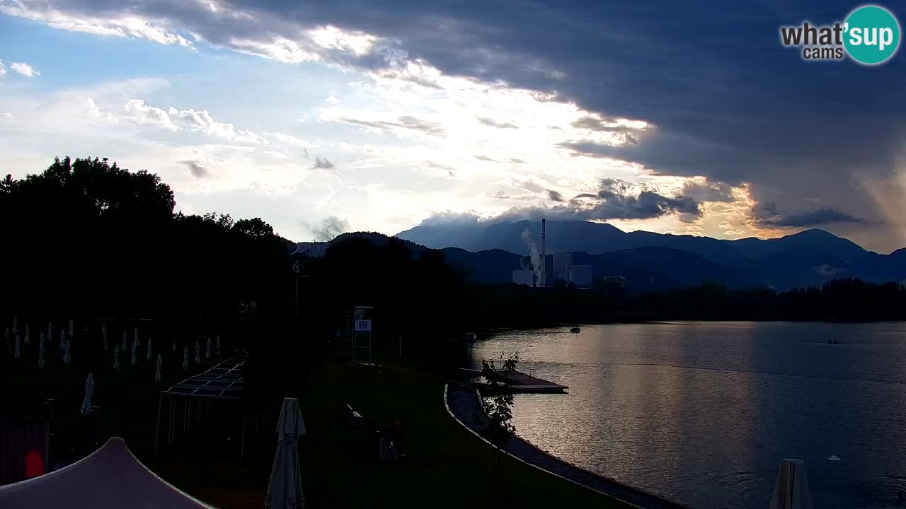 Webcam lago Velenje – Vista en directo desde Velenje Beach