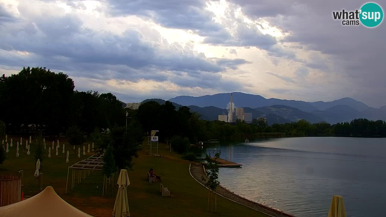 Webcam Lago di Velenje – Spiaggia di Velenje in diretta