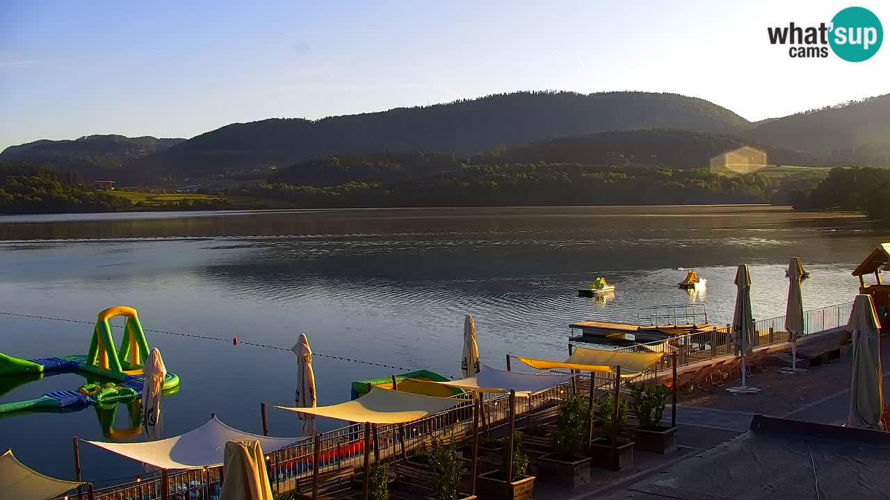 Webcam lago Velenje – Vista en directo desde Velenje Beach