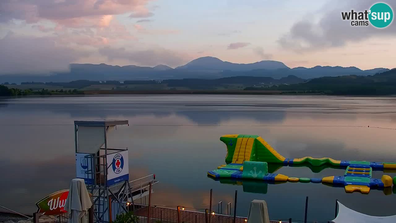 Web kamera Velenjsko jezero – Plaža Velenje uživo