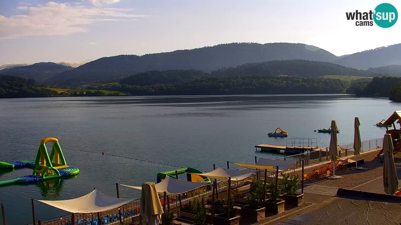 Webcam lago Velenje – Vista en directo desde Velenje Beach