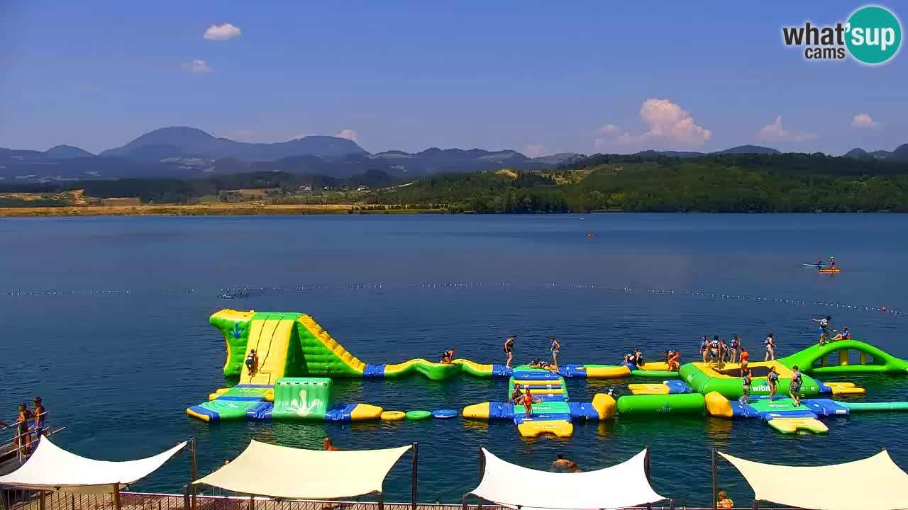 Webcam lac de Velenje – Vue en direct depuis Velenje Beach