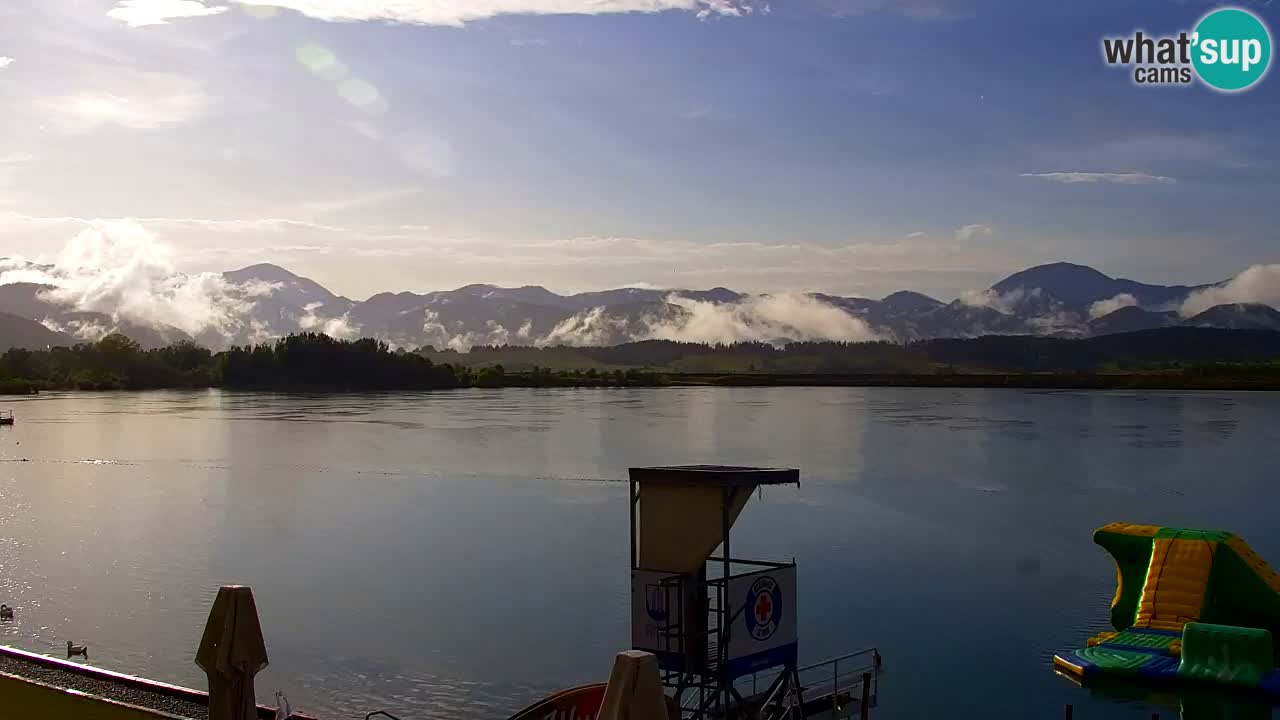 Web kamera Velenjsko jezero – Plaža Velenje uživo