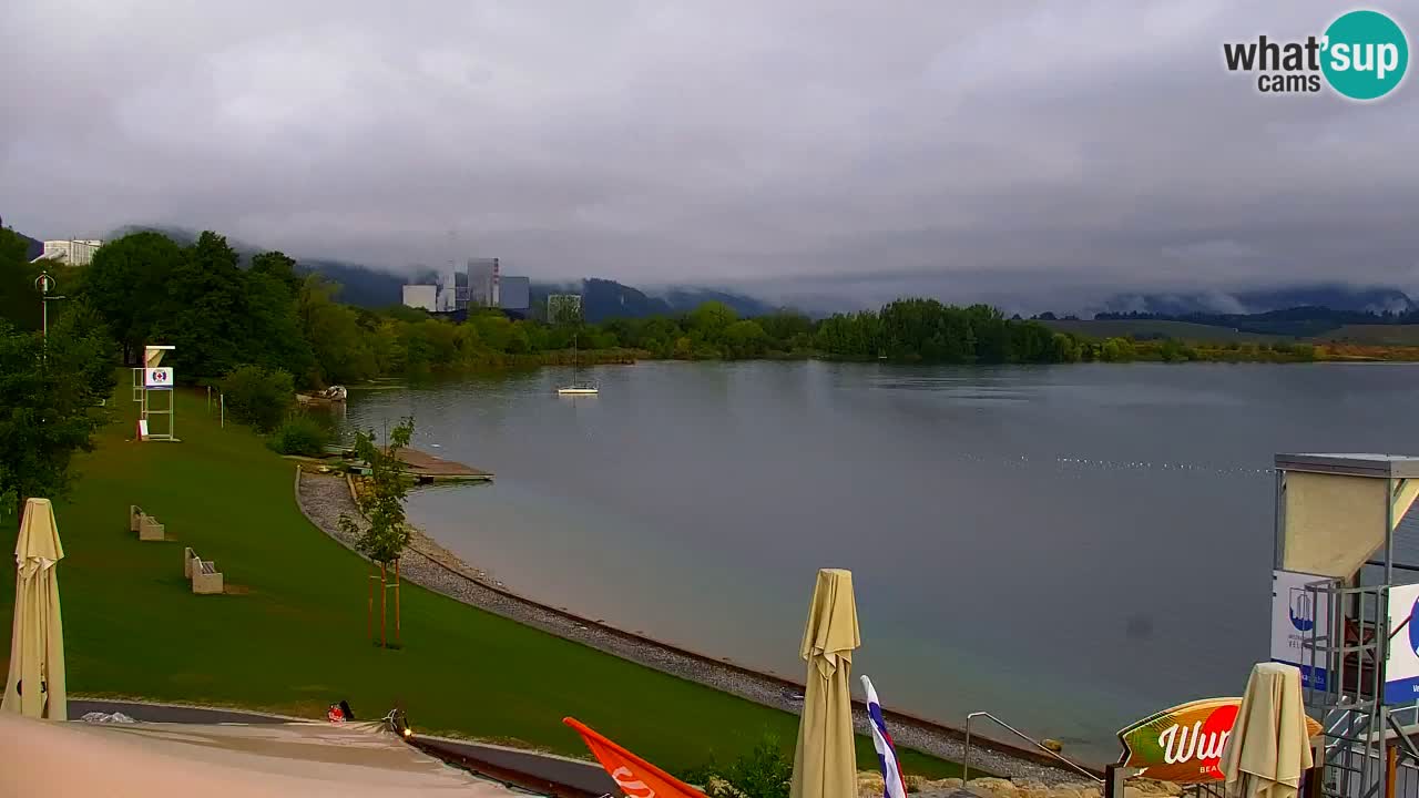 Webcam lago Velenje – Vista en directo desde Velenje Beach