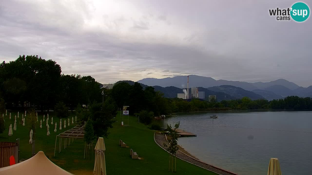 Webcam lago Velenje – Vista en directo desde Velenje Beach