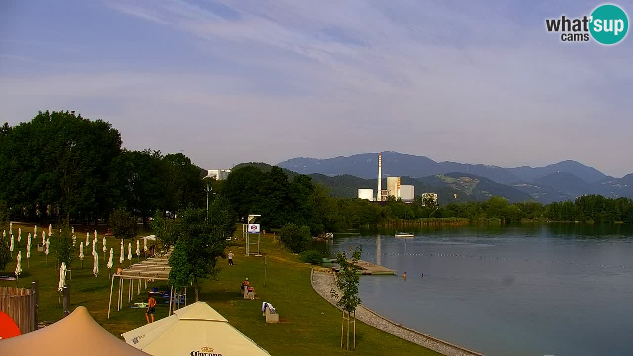 Web kamera Velenjsko jezero – Plaža Velenje uživo