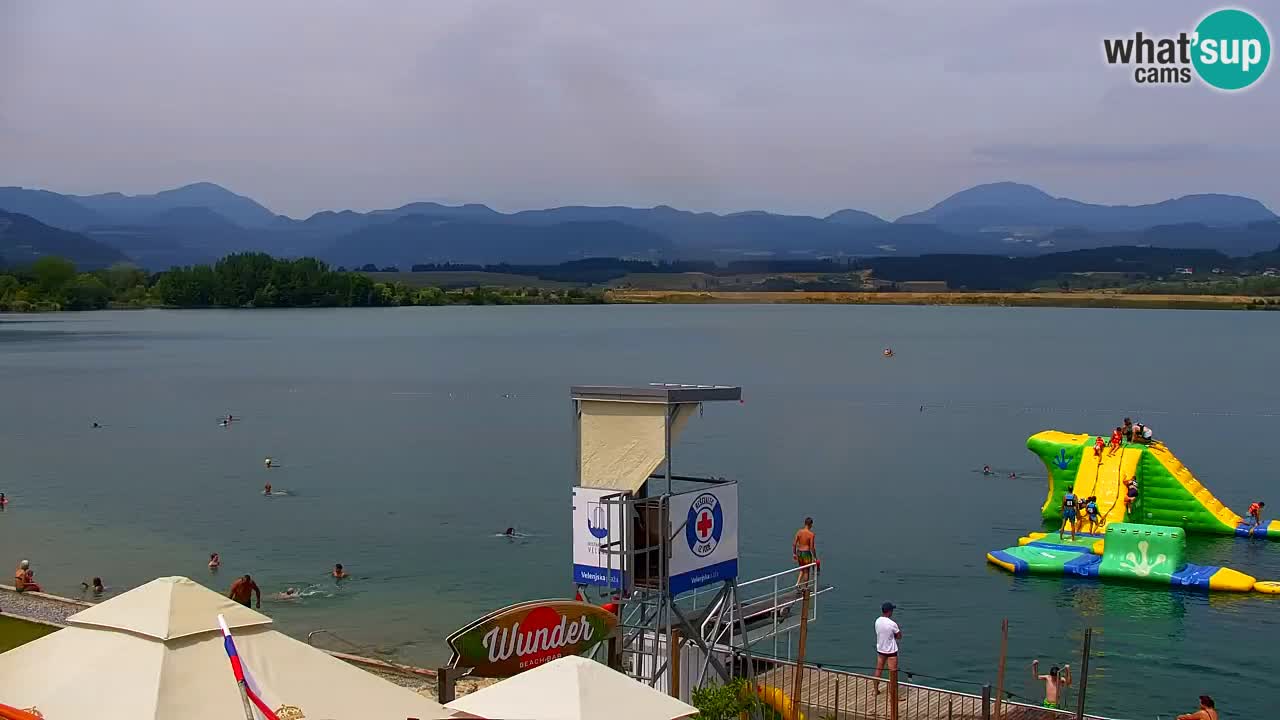 Web kamera Velenjsko jezero – Plaža Velenje uživo