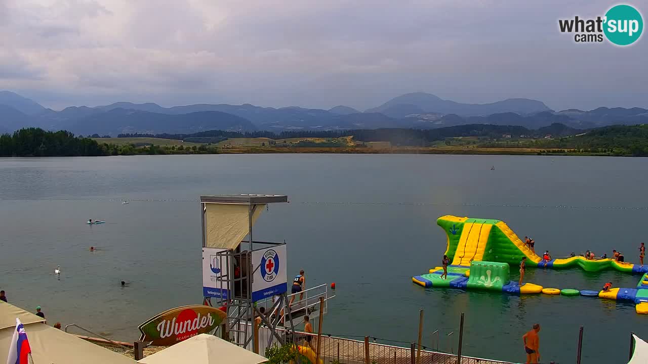Webcam lac de Velenje – Vue en direct depuis Velenje Beach