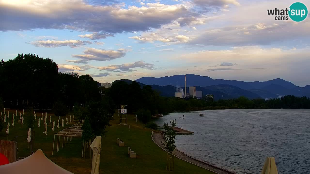 Webcam lago Velenje – Vista en directo desde Velenje Beach