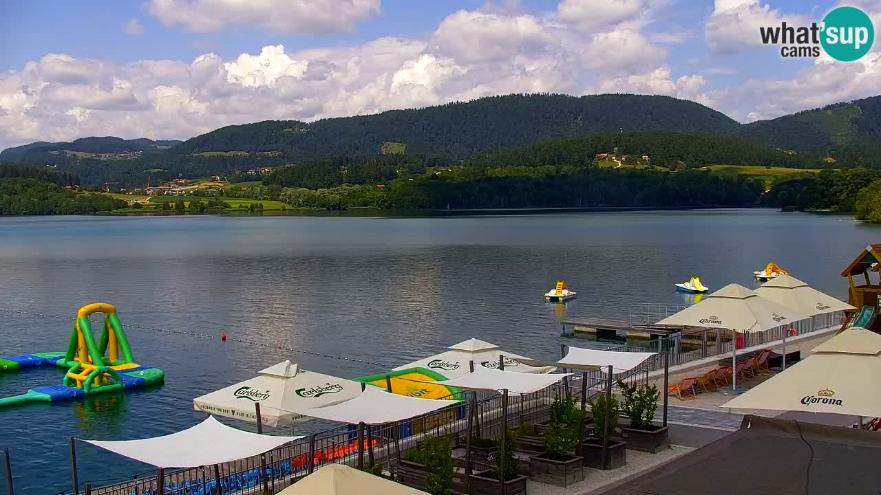 Webcam lac de Velenje – Vue en direct depuis Velenje Beach