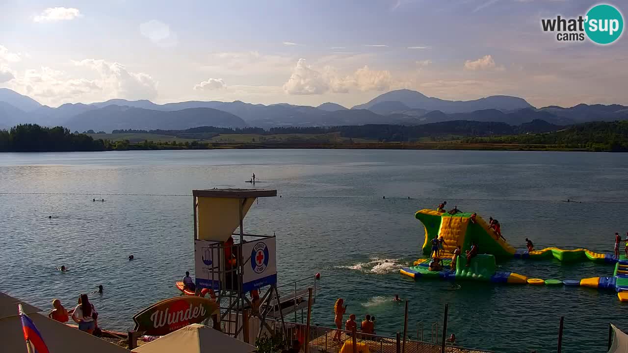 Webcam Lago di Velenje – Spiaggia di Velenje in diretta