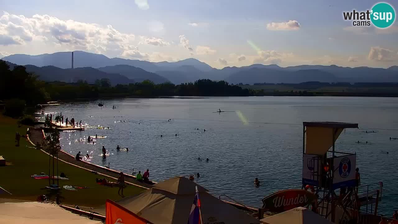 Webcam Lago di Velenje – Spiaggia di Velenje in diretta