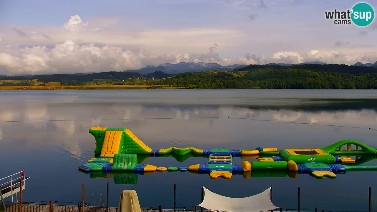 Web kamera Velenjsko jezero – Plaža Velenje uživo