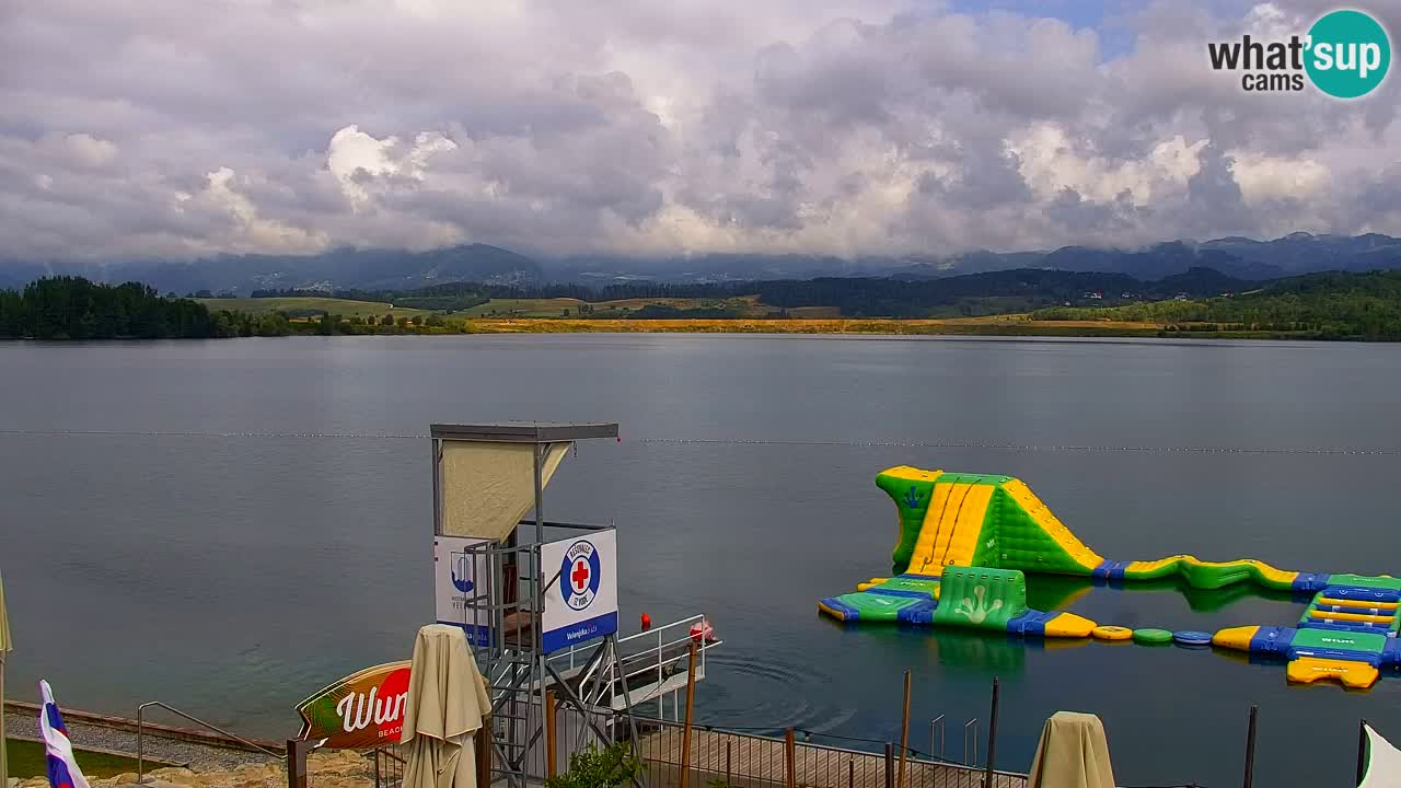 Webcam lac de Velenje – Vue en direct depuis Velenje Beach