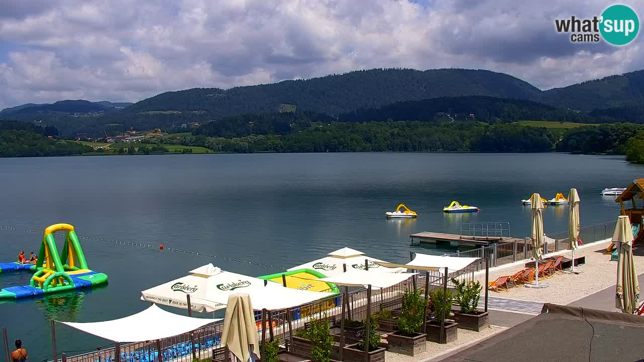 Webcam lago Velenje – Vista en directo desde Velenje Beach