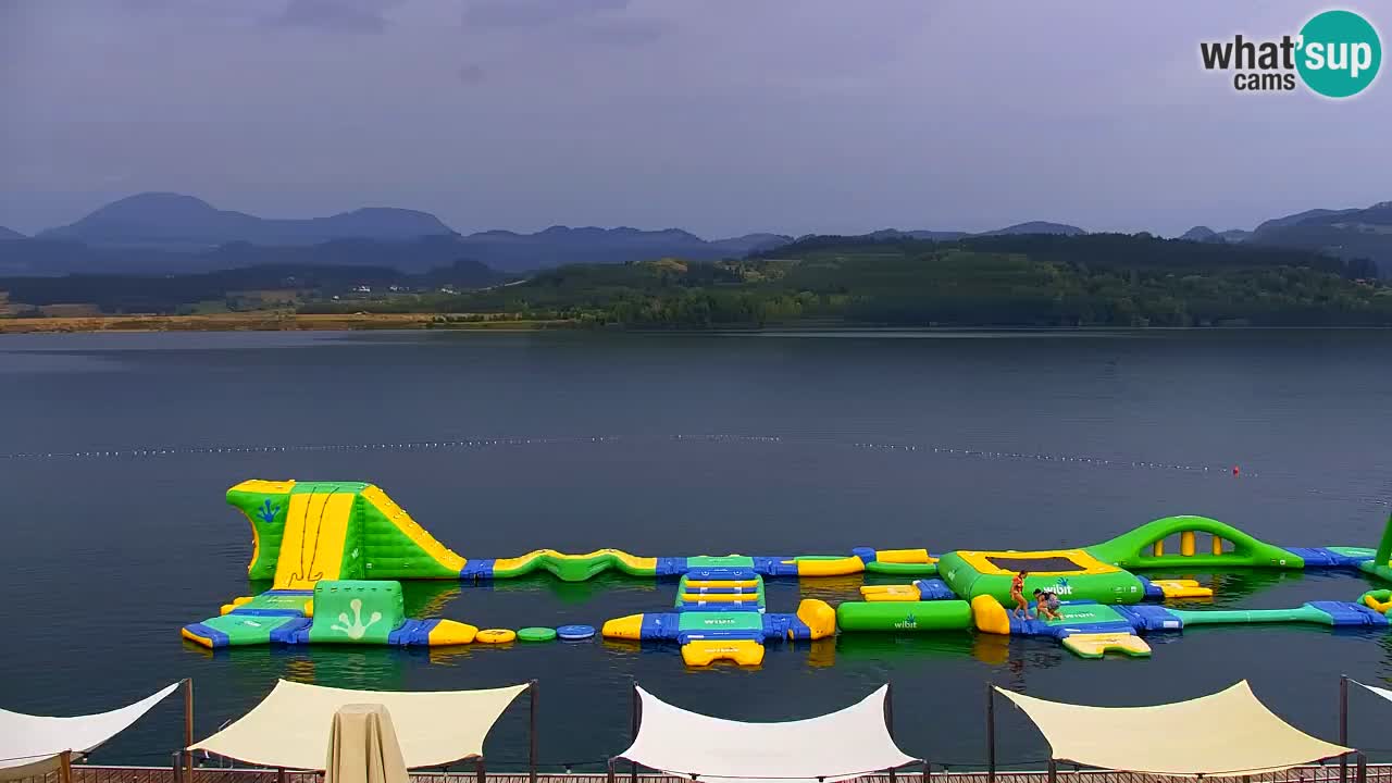 Web kamera Velenjsko jezero – Plaža Velenje uživo