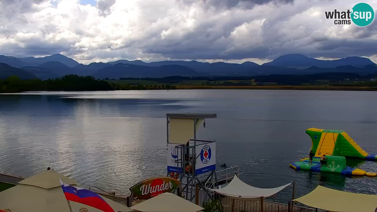 Web kamera Velenjsko jezero – Plaža Velenje uživo