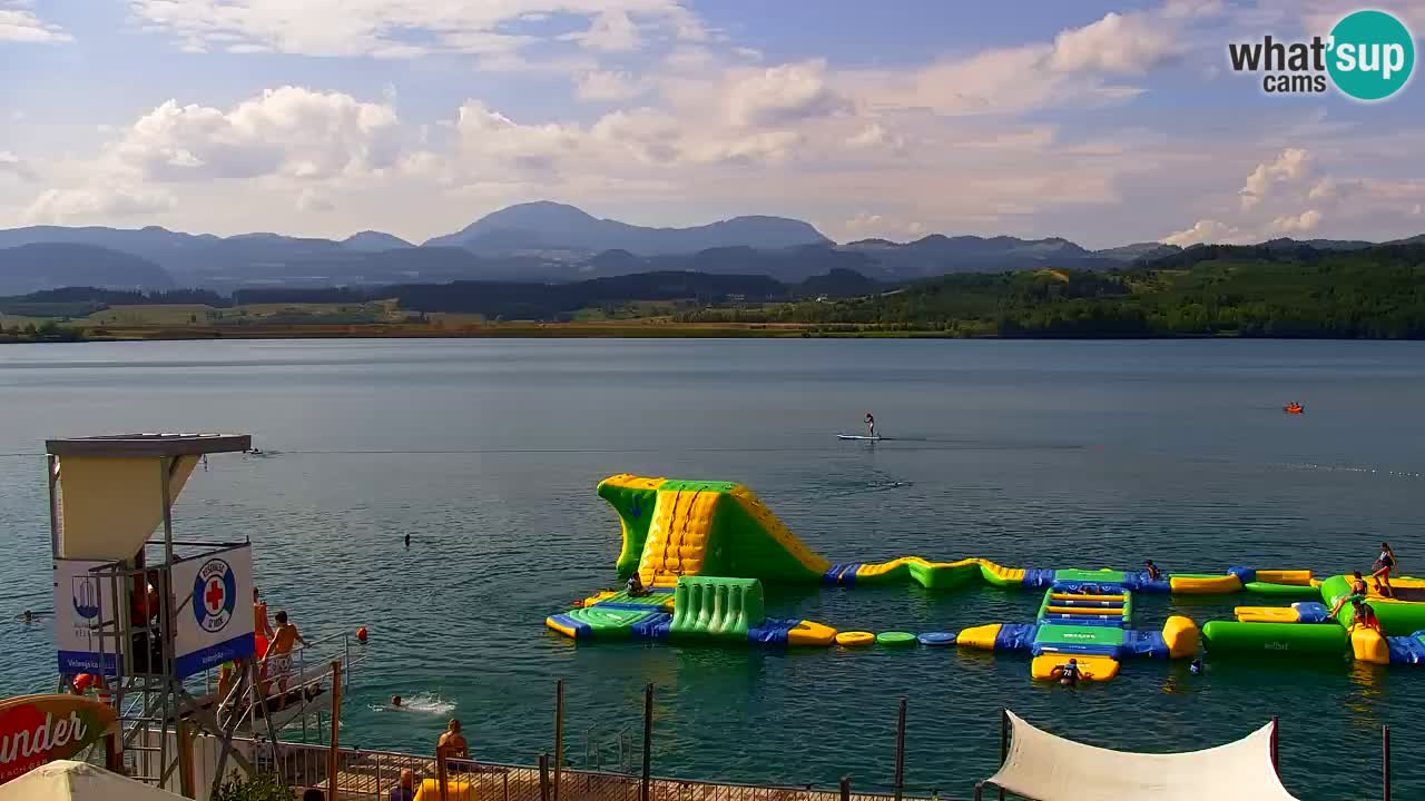 Webcam lago Velenje – Vista en directo desde Velenje Beach