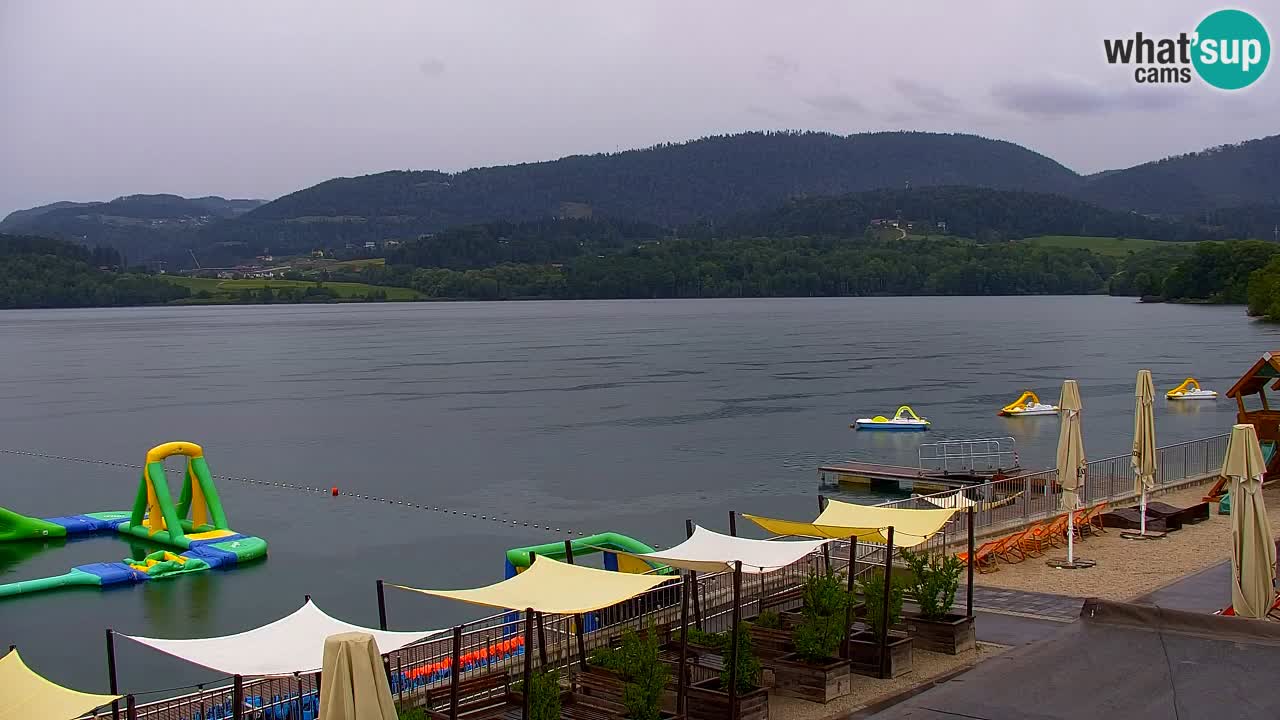 Webcam lac de Velenje – Vue en direct depuis Velenje Beach