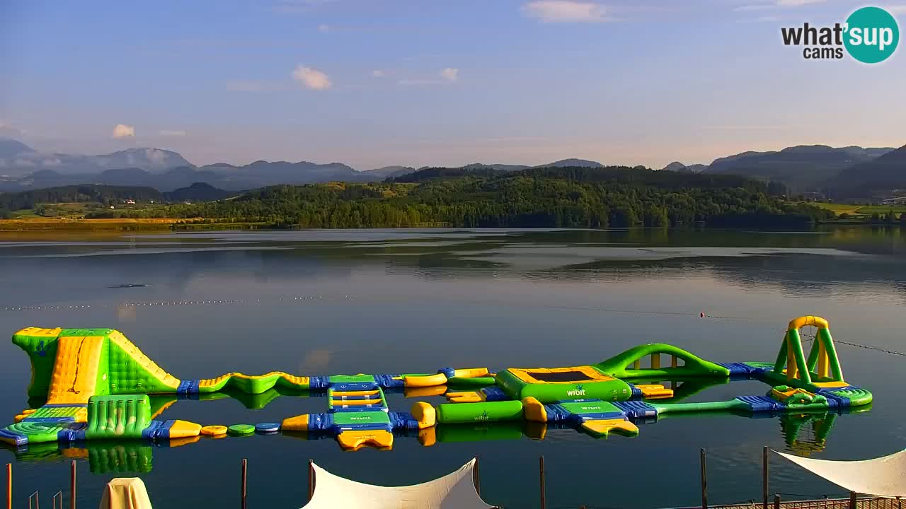 Webcam lac de Velenje – Vue en direct depuis Velenje Beach