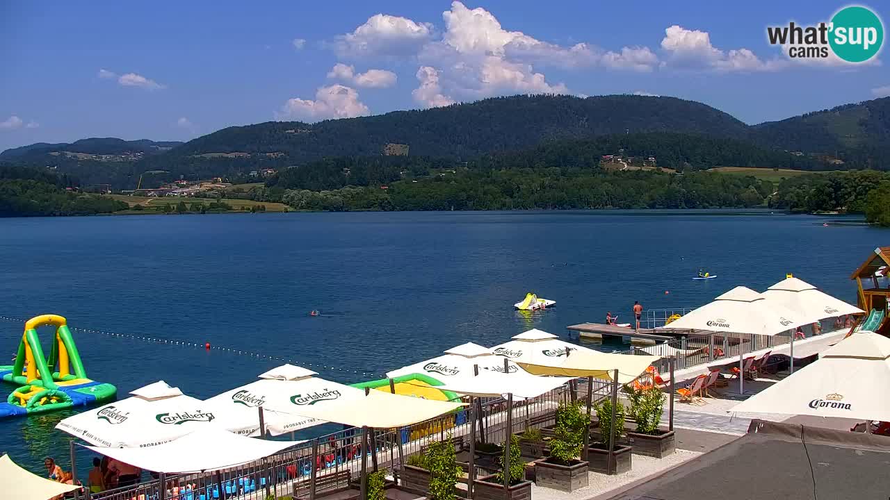 Web kamera Velenjsko jezero – Plaža Velenje uživo