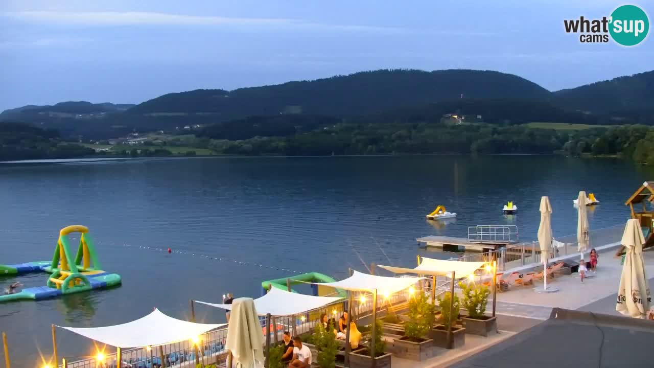 Webcam lago Velenje – Vista en directo desde Velenje Beach