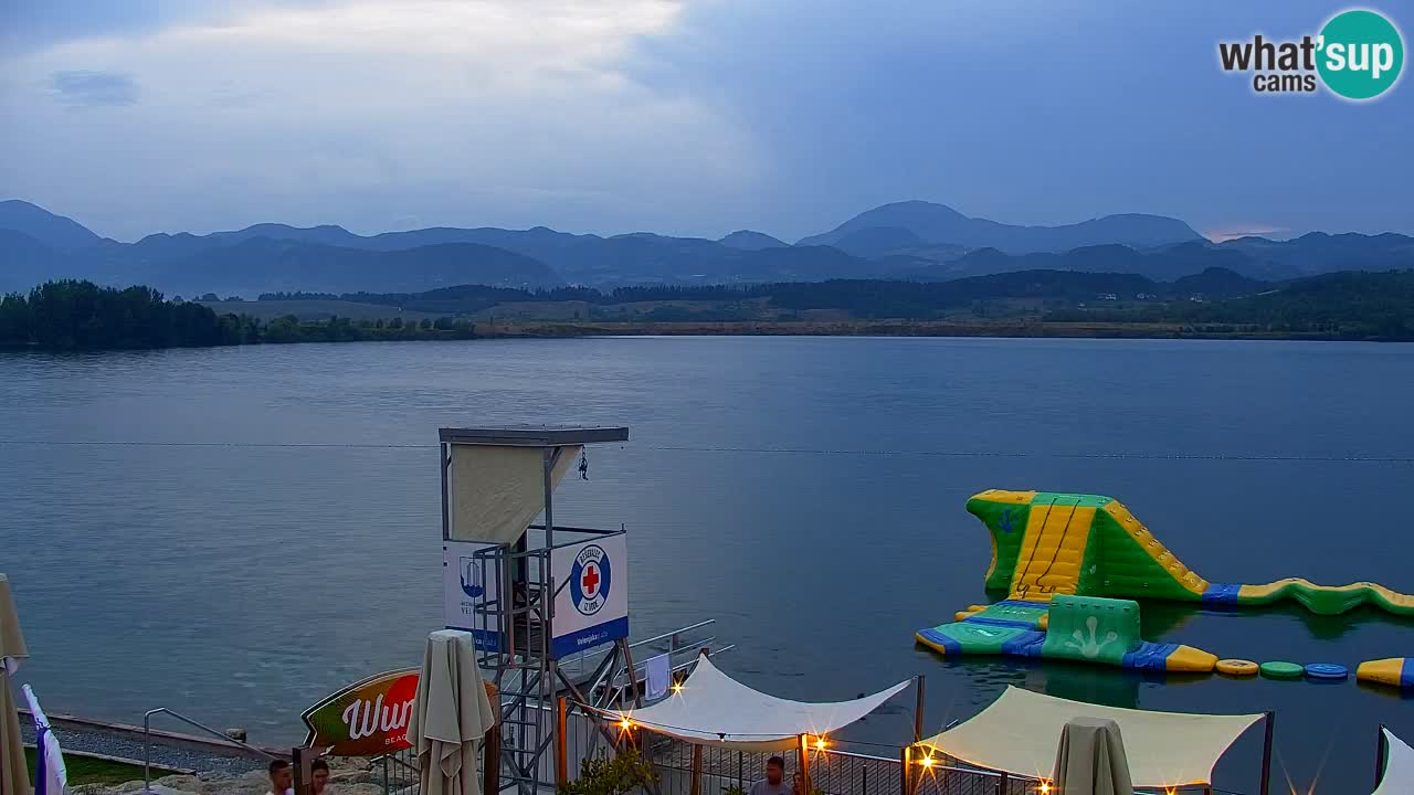 Webcam lac de Velenje – Vue en direct depuis Velenje Beach