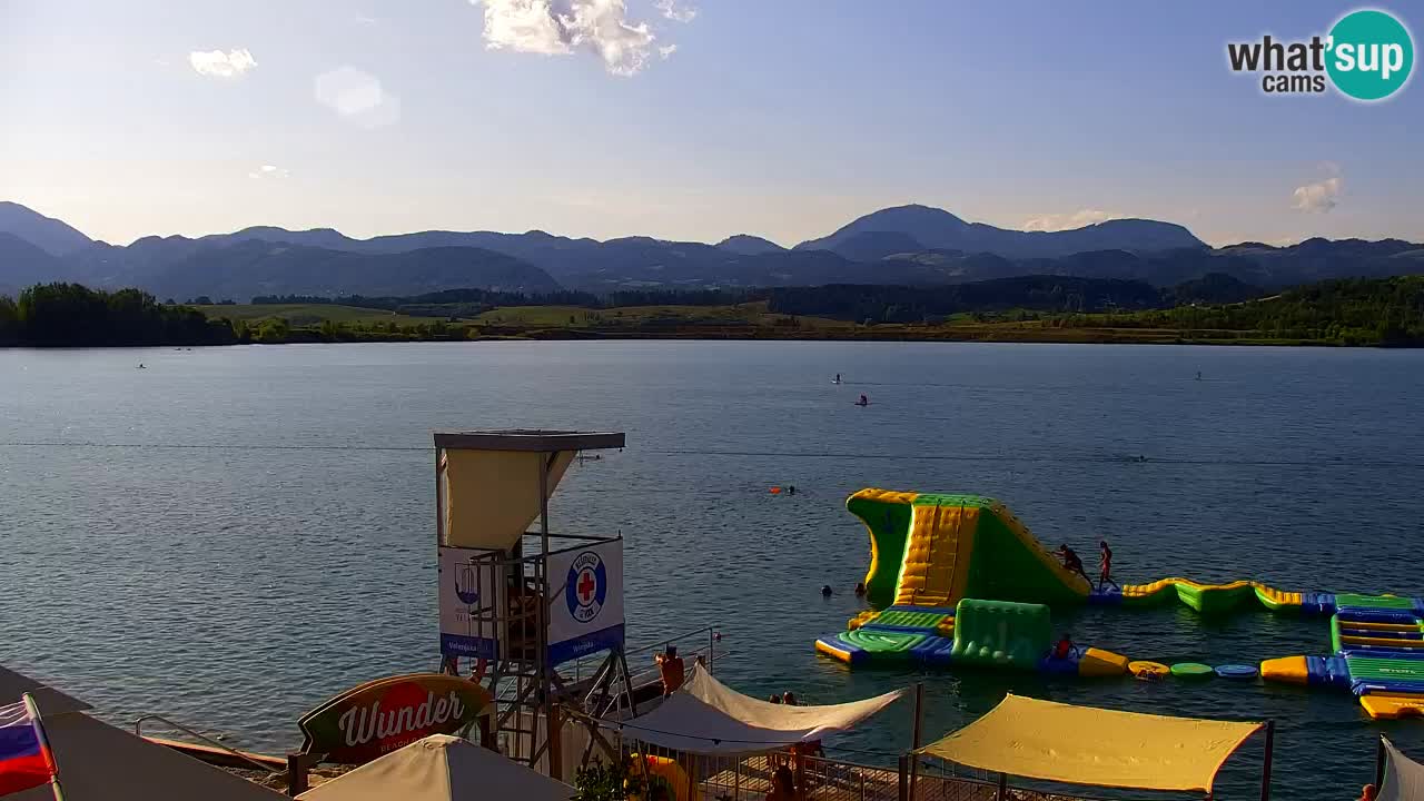 Webcam Lago di Velenje – Spiaggia di Velenje in diretta