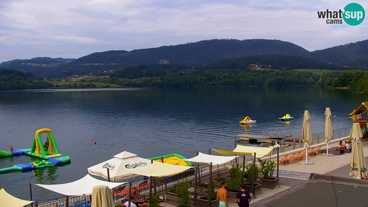 Webcam lac de Velenje – Vue en direct depuis Velenje Beach