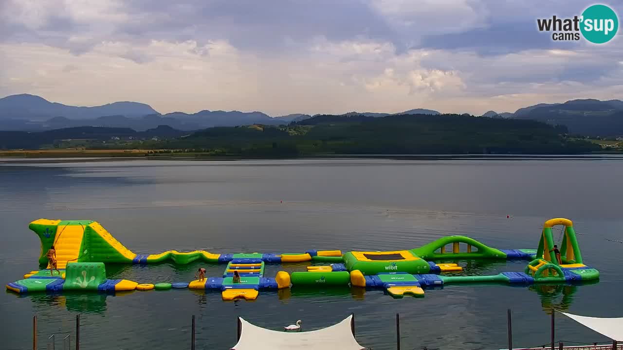 Webcam lac de Velenje – Vue en direct depuis Velenje Beach