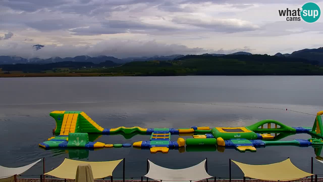 Web kamera Velenjsko jezero – Plaža Velenje uživo