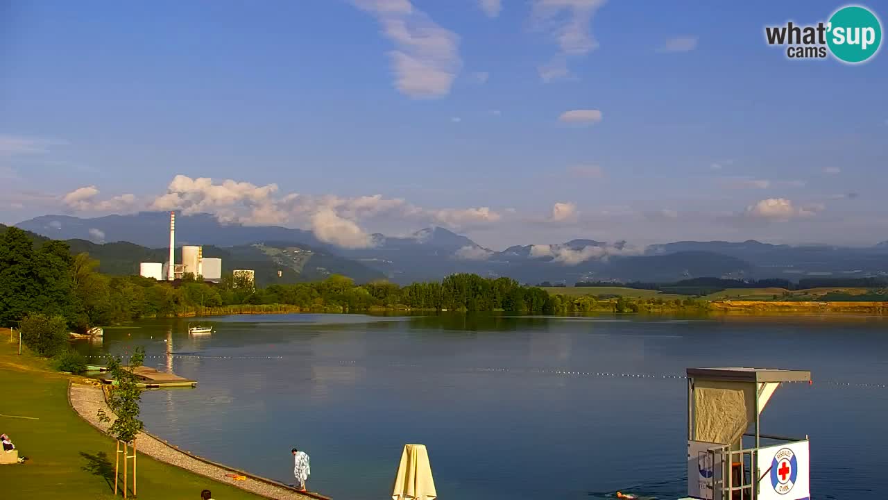 Web kamera Velenjsko jezero – Plaža Velenje uživo