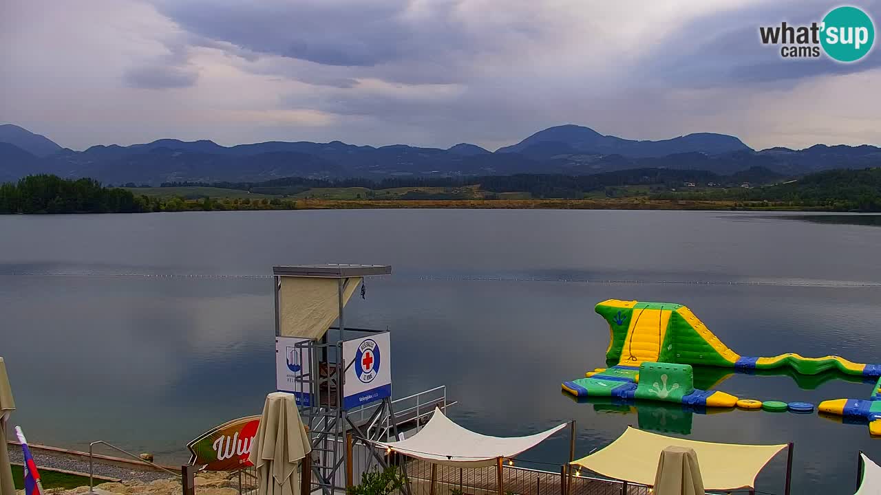 Webcam lago Velenje – Vista en directo desde Velenje Beach