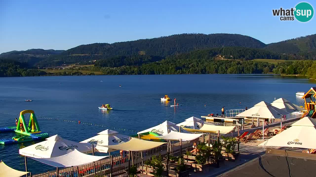 Webcam lago Velenje – Vista en directo desde Velenje Beach