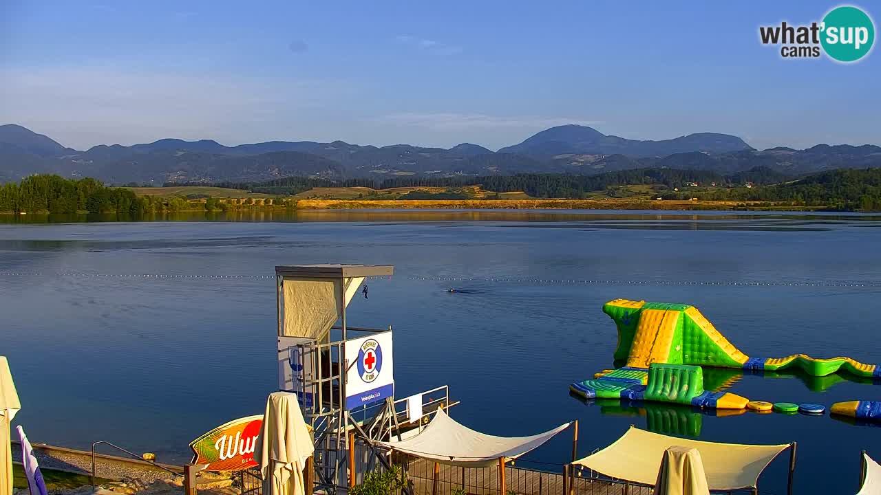 Webcam Lago di Velenje – Spiaggia di Velenje in diretta