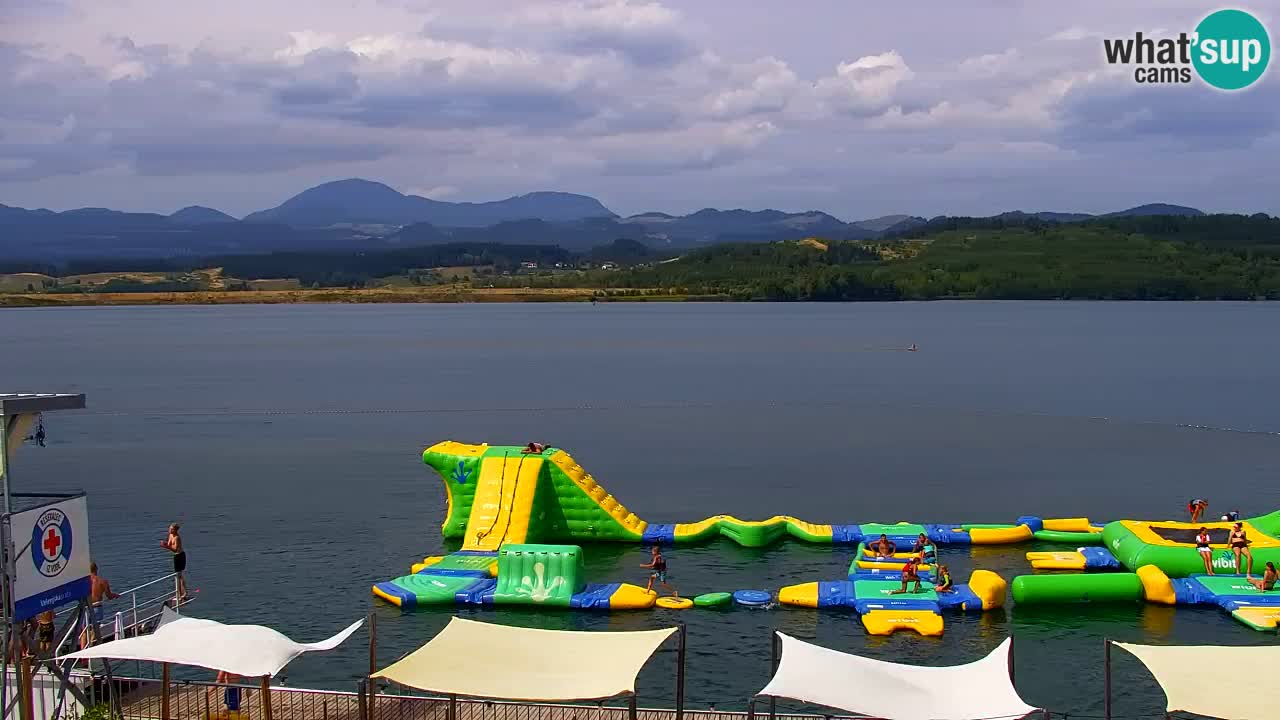 Webcam lac de Velenje – Vue en direct depuis Velenje Beach