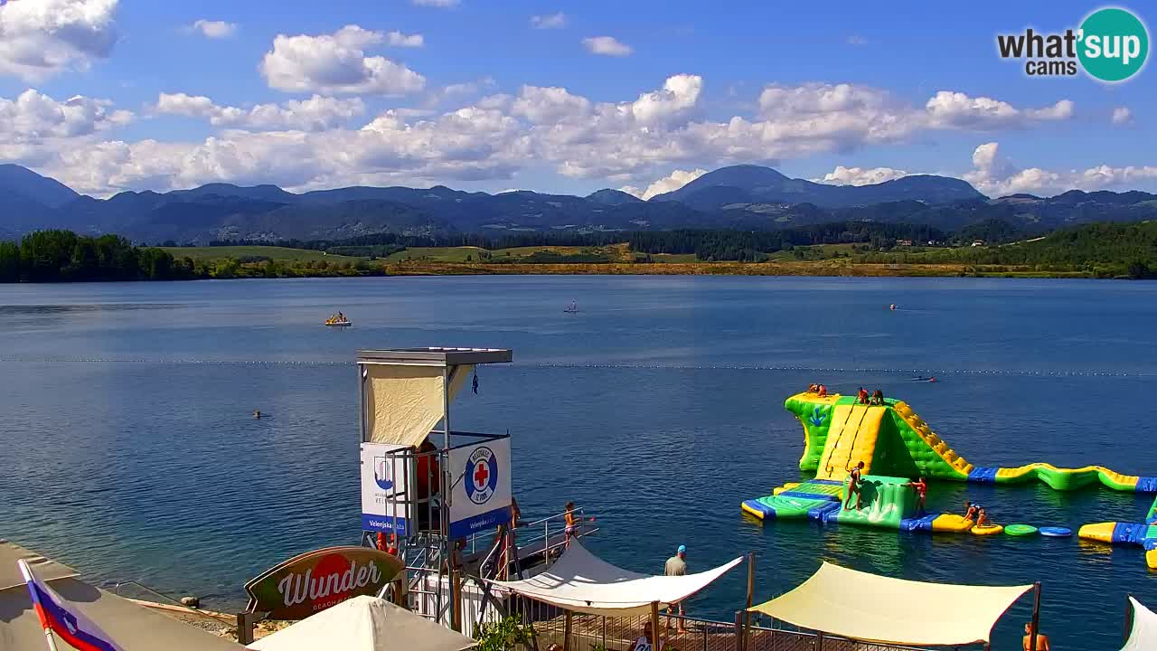 Webcam Lago di Velenje – Spiaggia di Velenje in diretta