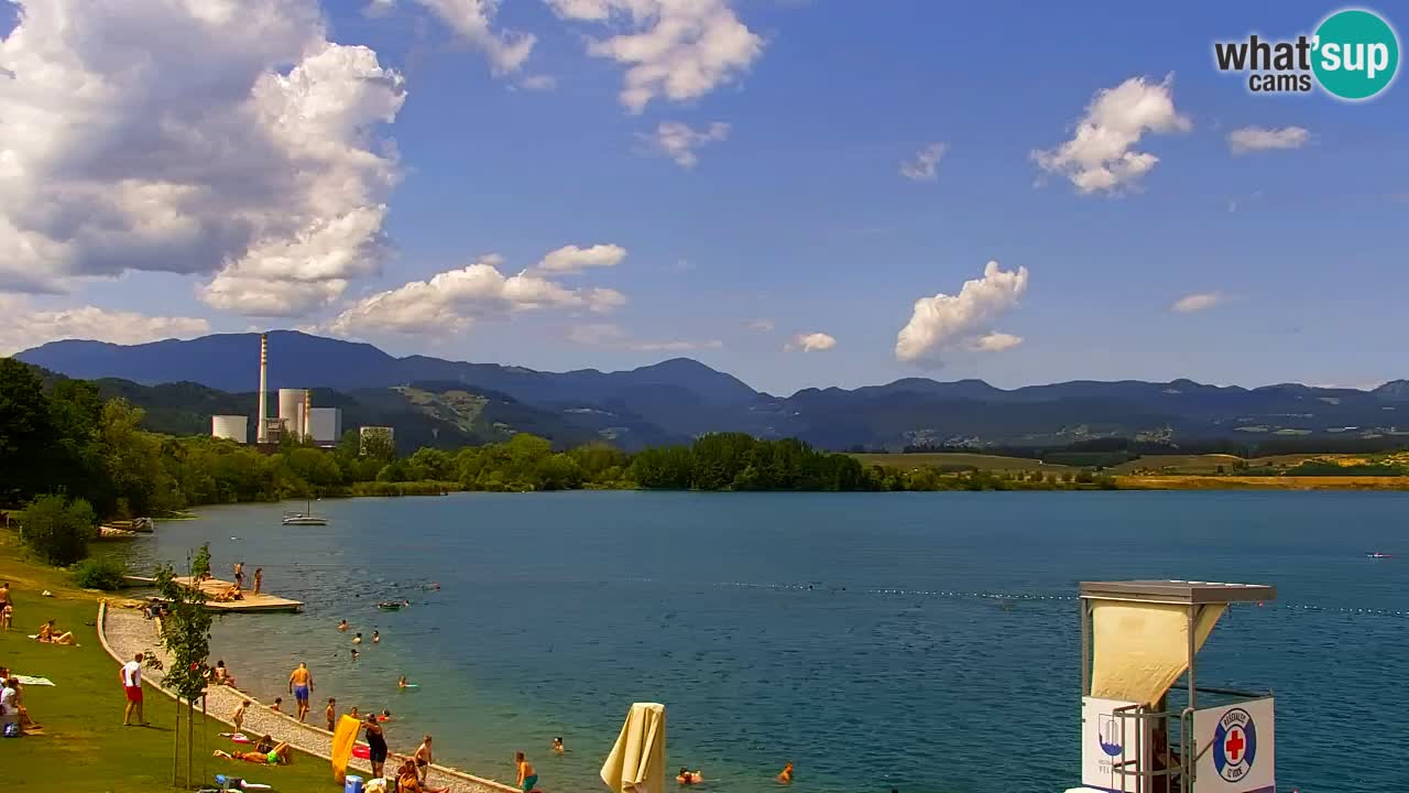 Webcam Lago di Velenje – Spiaggia di Velenje in diretta