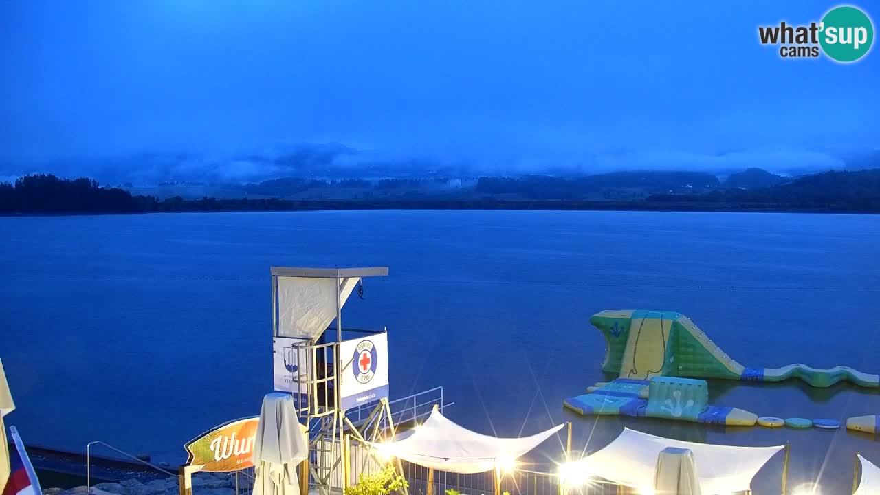 Webcam lac de Velenje – Vue en direct depuis Velenje Beach