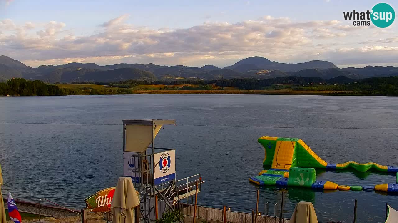Web kamera Velenjsko jezero – Plaža Velenje uživo