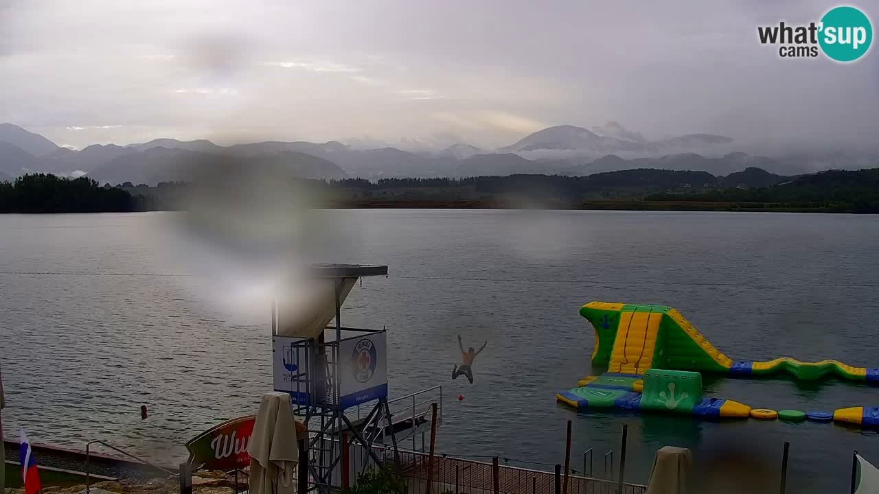 Webcam lac de Velenje – Vue en direct depuis Velenje Beach